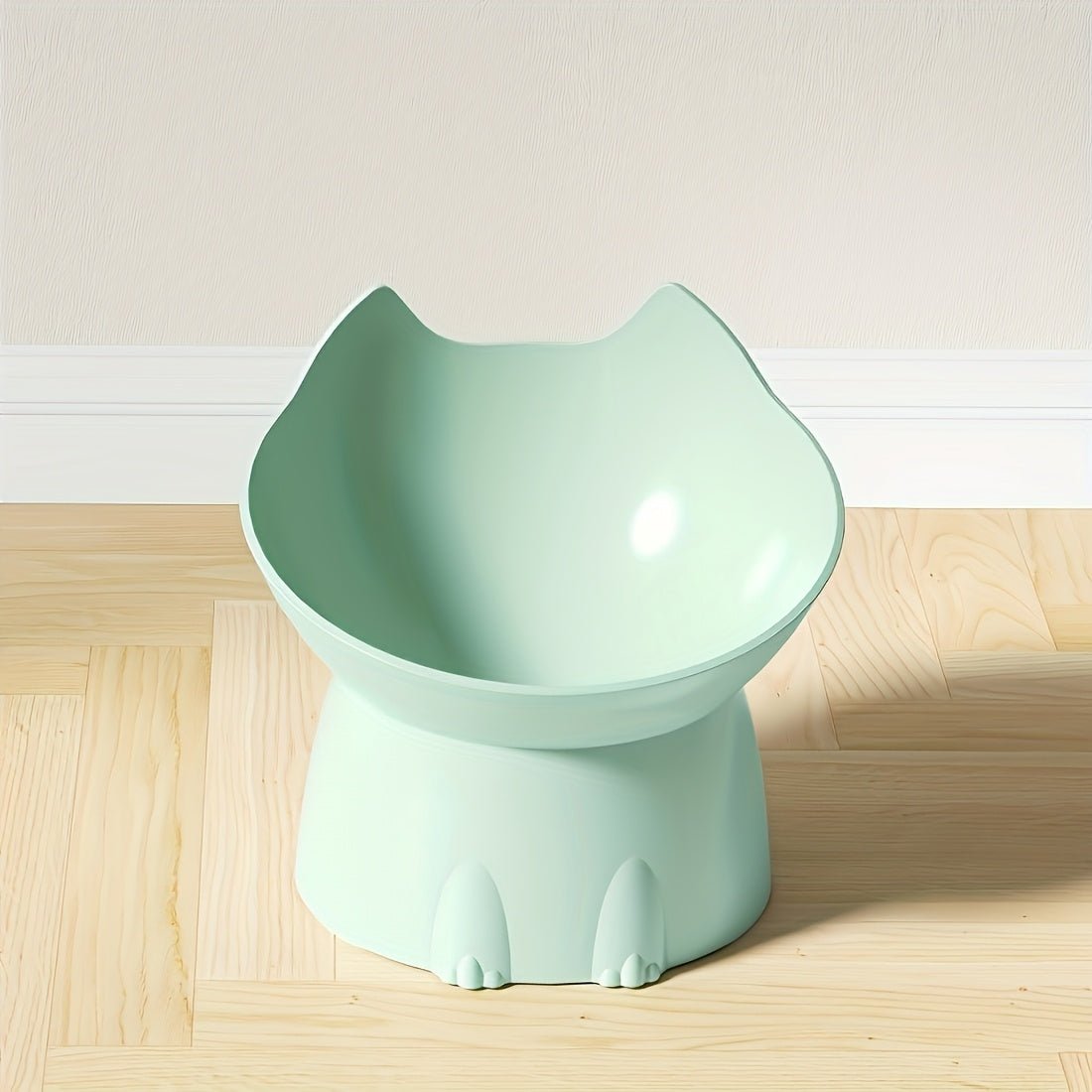 Plastic Long Ear Bowl for Cats and Dogs - Ergonomic Design with High Stability, Durable & Easy - Clean, No Assembly Required, Ideal for Indoor/Outdoor Use - TopCat.BG