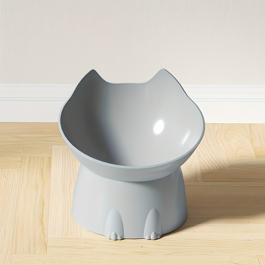 Plastic Long Ear Bowl for Cats and Dogs - Ergonomic Design with High Stability, Durable & Easy - Clean, No Assembly Required, Ideal for Indoor/Outdoor Use - TopCat.BG