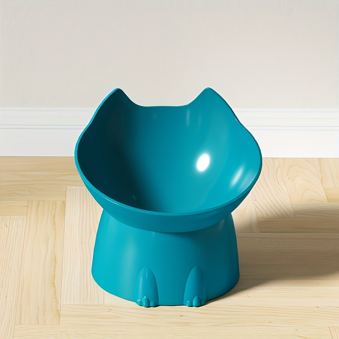 Plastic Long Ear Bowl for Cats and Dogs - Ergonomic Design with High Stability, Durable & Easy - Clean, No Assembly Required, Ideal for Indoor/Outdoor Use - TopCat.BG