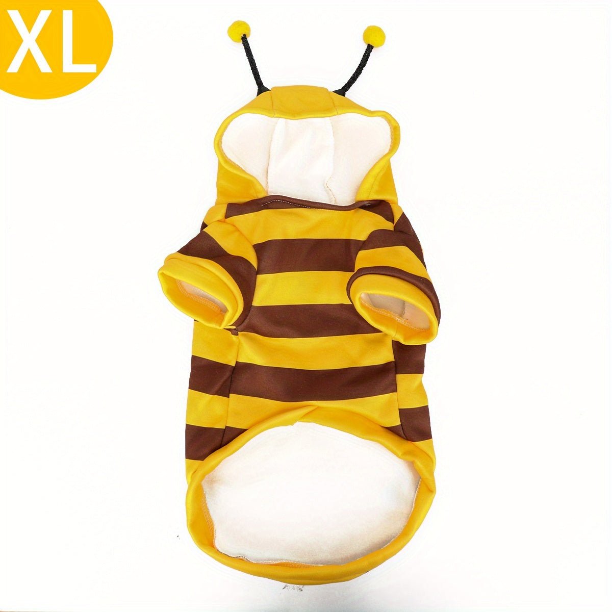 A Pet Hoodie Featuring a Bee Transformation Design, Suitable for Pets Weighing Under 8 Kilograms - TopCat.BG