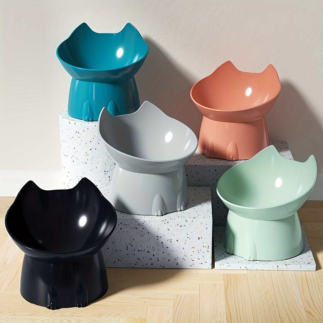 Whisker-Friendly Cat Bowl – Ergonomic Feeding Bowl for Comfortable Mealtimes - TopCat.BG